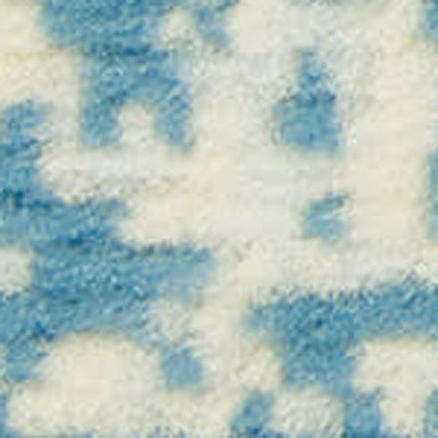 2' X 4' Blue Damask Power Loom Area Rug